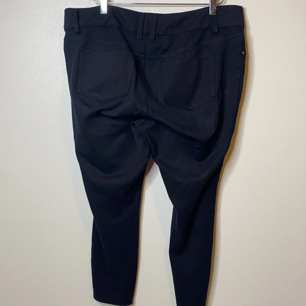 Torrid Ponte Ankle Black Pants Sz 16 - Picture 3 of 5